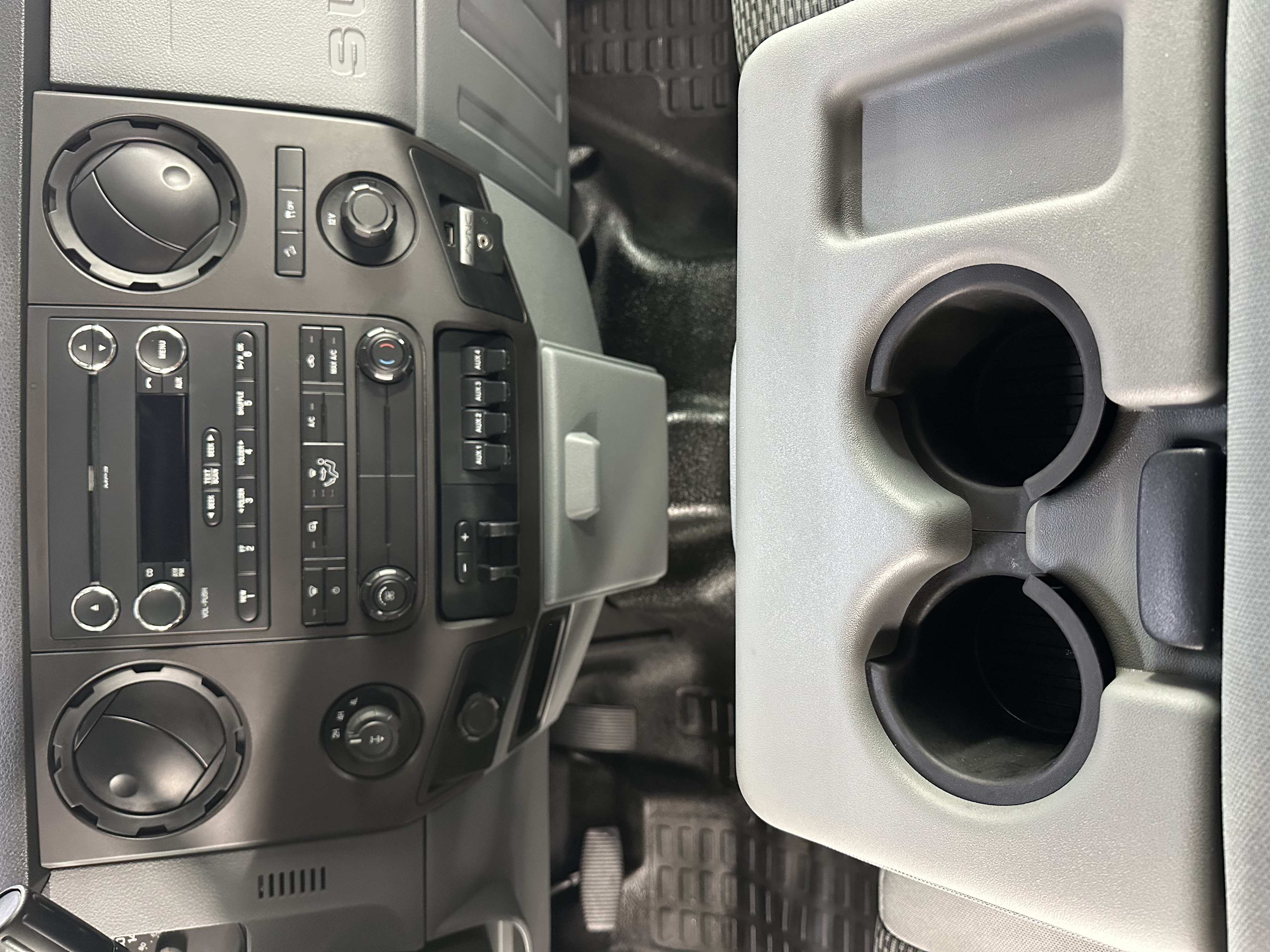 Truck dashboard after detailing — clean and dust-free