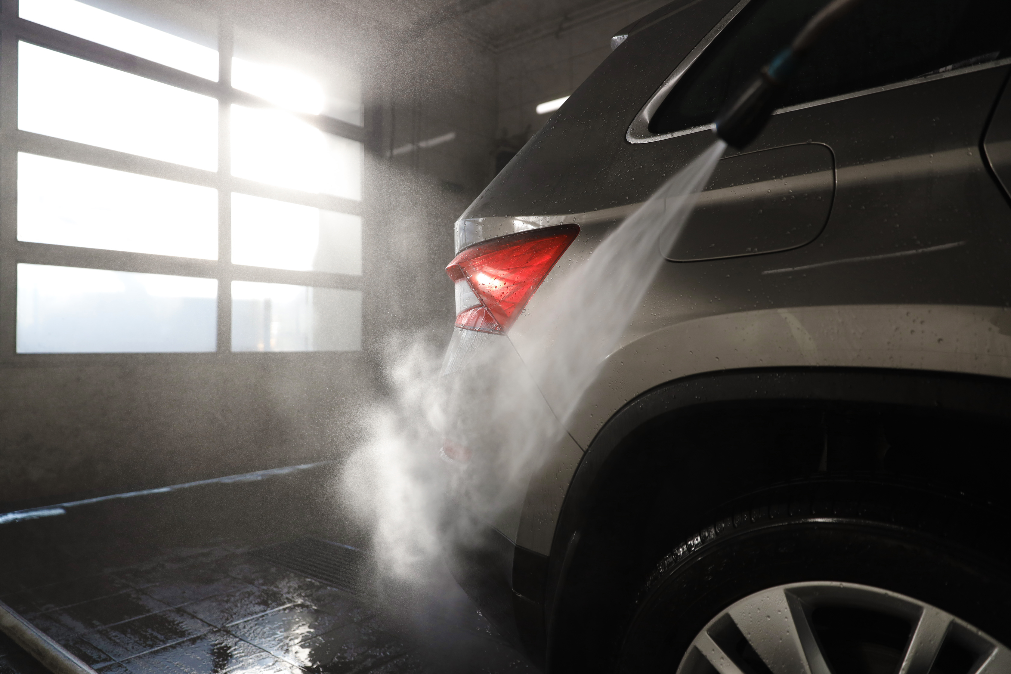 Pressure wash and prep